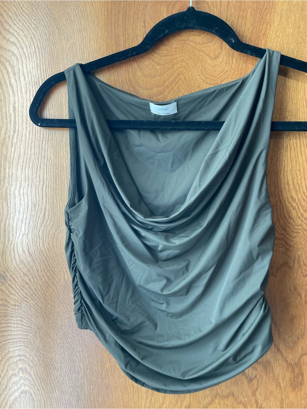 Aritzia Wilfred cowl neck top